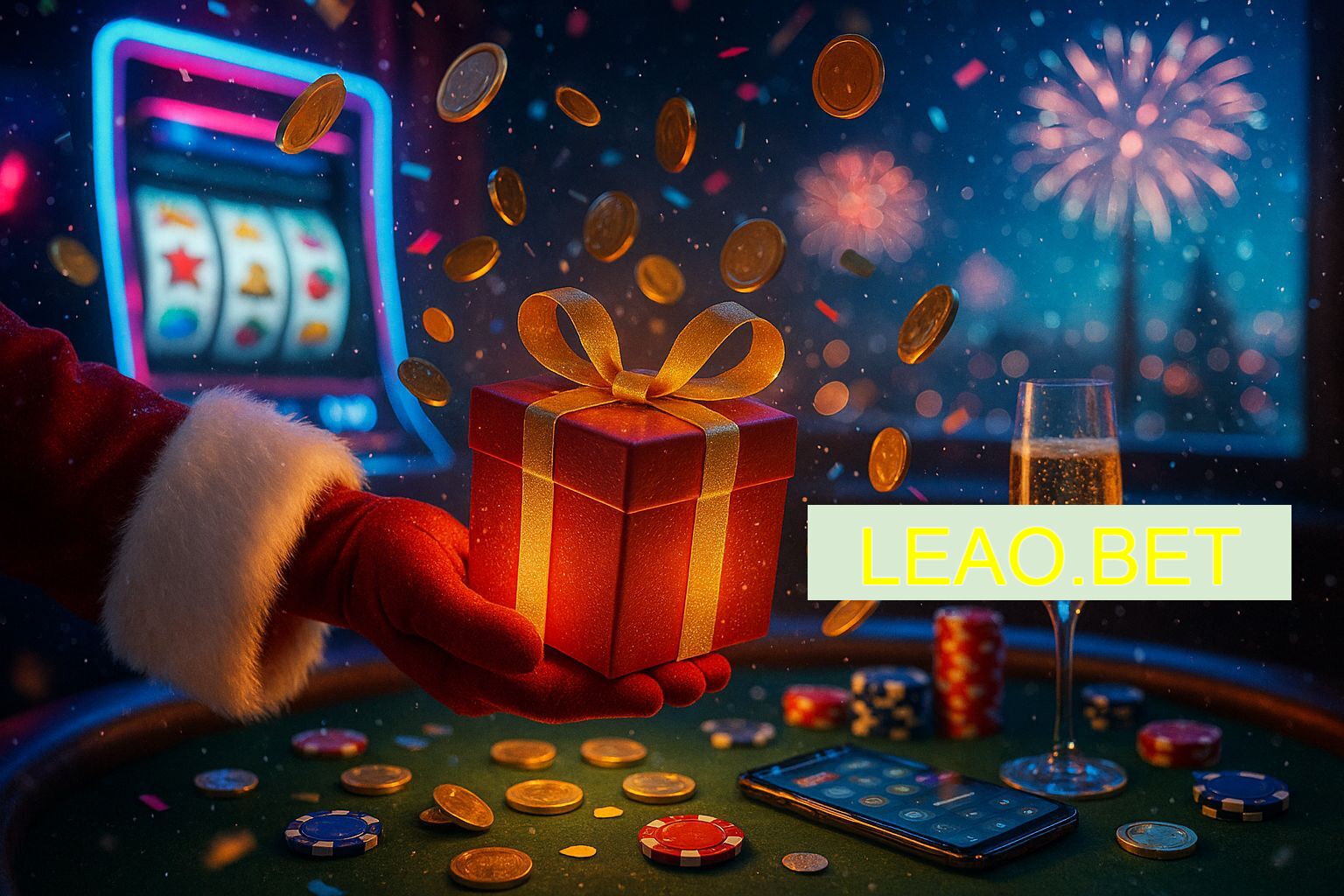 Promoções de Ano Novo no LEAO.BET
